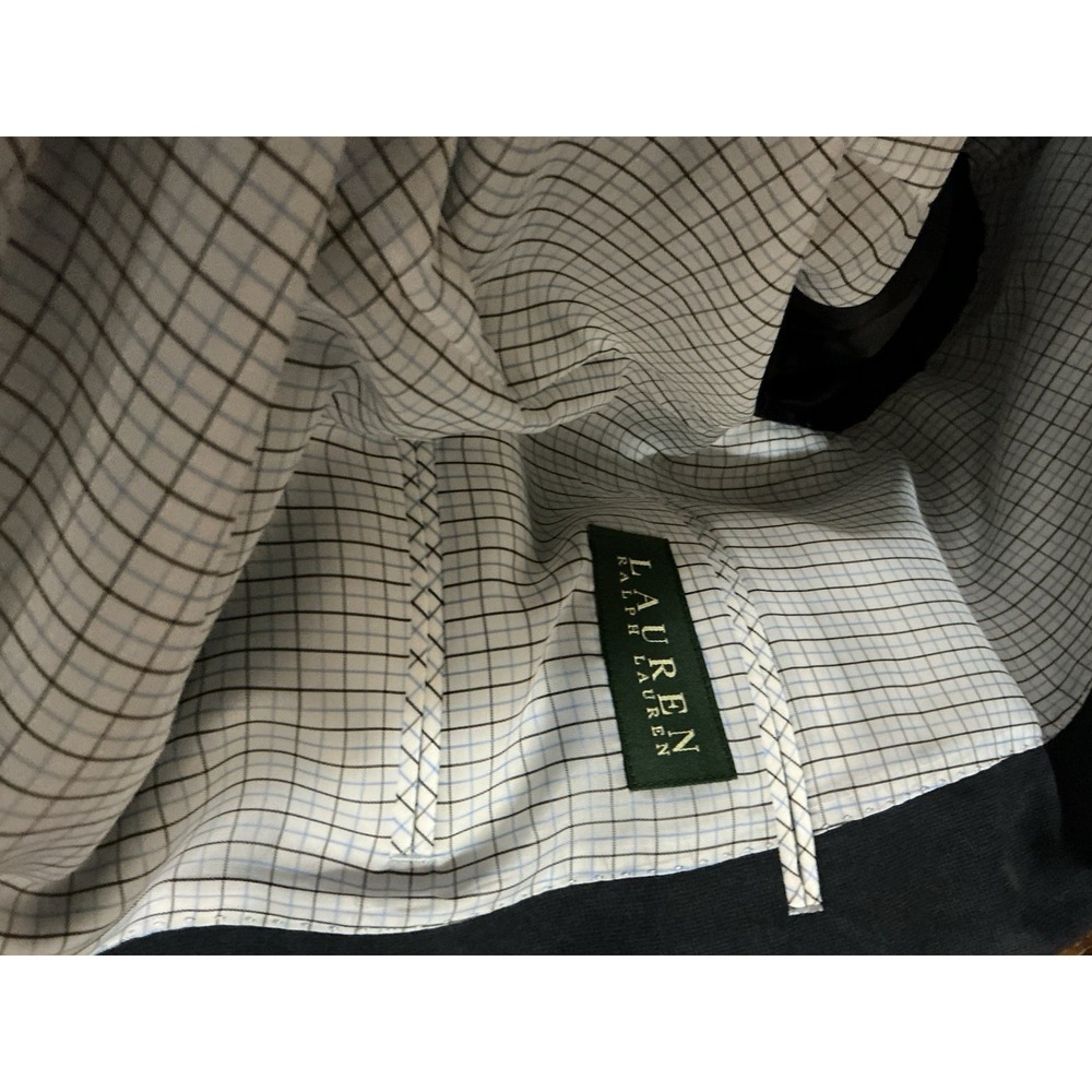 Lauren Ralph Lauren Men Sport Coat Jacket Blazer Dark Blue 44L NEW NO TAGS - Picture 6 of 6